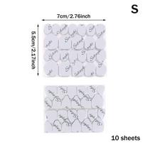 240Pcs Double-Sided Nail Adhesive Stickers Waterproof Breathable Transparent False Nail Glue Sticker Jelly Nail Tips DIY Tools