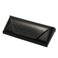 Slip-In Design Unisex Eyeglasses Case 6.50×2.56×1.57in Soft Sunglasses Case Faux Leather Felt Durable Brown Eyeglasses Case juoda