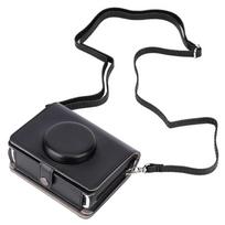 For Fujifilm Mini EVO PU Cameras Case with Detachable Shoulder Belt Vintage Protective Case Anti-Scratch Retro Protection Cover juoda