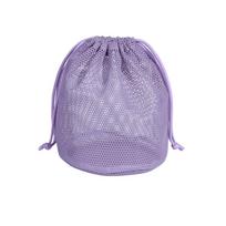 Fashion Dopamine Color Cosmetic Bag Drawstring Mesh Lazy Toiletries Bag Large Capacity Storage Bag