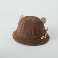 Custom Name Baby Hat Children's Sun Hat Personalized Boys Girls Cute Bucket Hat Children's Day Birthday Gift Bear Hat with Name No Name kava