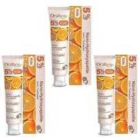 5% Hydroxyapatite Toothpaste for Kids - 5% nHAP Toothpaste Non-Fluoride Probiotics Oral Care, Kids Orange Toothpaste 1-3pcs 1