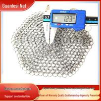 Stainless Steel Round Pot and Bowl Scrubbing Net for Kitchen Cleaning Square 4x4