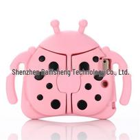 Children's Cartoon Ladybug Drop-Proof Case for Mini Tablets (Mini 1/2/3/4/5) Mini 1/2/3/4/5 rožinė