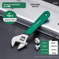 Sturdy Adjustable Wrench Chrome Vanadium Steel Hand Tools Professional Spanner  Automotive Repairs 6inch
