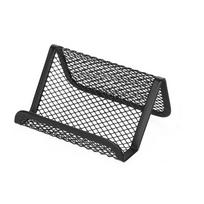 Black Metal Mesh Business Card Holder Desktop Business Card Display Stand Box Office Cards Holder Desk Shelf Storage Organizer juoda