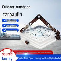 Waterproof and Windproof Transparent Rainproof Cloth for Greenhouse and Window Insulation. 1m x 2m skaidri
