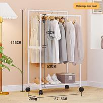 Foldable Multi-functional Clothes, Hat, and Shoe Rack for Bedroom Storage