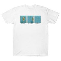 Van Goghas Van Goghiškas Van Gone Juokingi trumpomis rankovėmis Unisex marškinėliai Suaugusiųjų Tee S