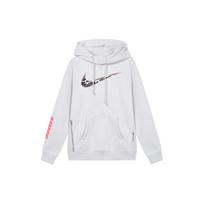 Nike Therma-Fit Standard Issue Casual Comfortable Warm Fleece Hoodie Men hoodies Light-Silver-Gray HQ4746016 XL