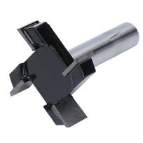 Obliuko Frezos 1 2 colio kotu CNC Spoilboard paviršiaus frezos Medžio freza
