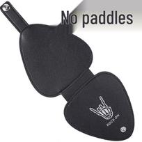 Large Capacity Black PU Leather Guitar Pick Storage Bag