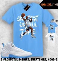 Shirt Matching AJ 12 Melo Denver Nuggets Match Sneaker MJ Greatest of All Time Unisex T-Shirt XXXL