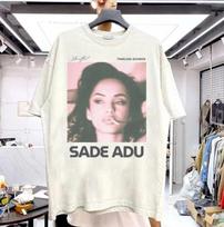 Sade Adu Rare Design Timeless Sounds White T shirt M
