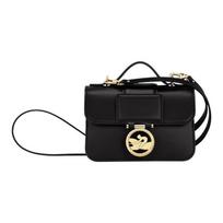 Longchamp Box-Trot 17 Flap Closure Adjustable Shoulder Strap Calfskin Handheld Shoulder Crossbody Bag Small Size Women bags Black 10180HAU001 Basic Set (Bag+Dust Bag)