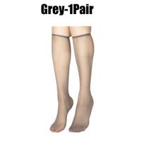 Summer Ultra-Thin Korean Style Invisible Thigh-High Socks Nude Seamless Mid-Calf Short Socks for Women Anti-Snag Sheer Stockings One Size