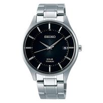 SEIKO SELECTION SBPX103 Made in Solar Date Sapphire Black Pure Titanium Case and Bracelet [Seiko Watch] Men's Watch, Japan, Powered, Calendar,