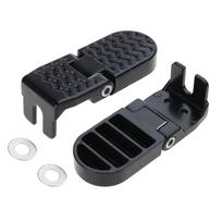Aluminium Alloy Bike Foot Peg Folding Rear Bicycles Footrest Pedals NonSlip Electric Bike Foot Peg for Passenger 10MM