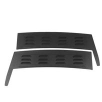 Aluminum Alloy Black For SEAT Leon MK2 2008-2012 Car Rear Side Window Ventilation Panel Decoration Accessories juoda
