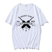Atomfall Cricket Club T-Shirt Cotton Short Sleeve Loose Tshirts Unisex Streetwear Summer O-neck Men Women Merch Print Tees S juoda