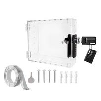 Clear Thermostat Lock Box With Key - Secure Your HVAC Controls Easily! Aire Acondicionado Pared Cold Room Systems
