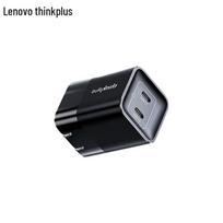 Lenovo ThinkPlus 45W GaN Dual Port Charger juoda spalva