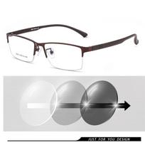 Photochromic Sunglasses Chameleon Lens Myopia Blue Light Blocking Men's Computer Glasses Game for Sight +0.50 +0.75 +175 +2.5 +6 0