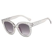 Optical Blue Light Glasses Women Square Ins Fashion Diamond Star Designer Eyeglasses Frames for Ladies Trendy Pink Sunglasses skaidri pilka spalva