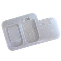 Clear Quicksand Cartoon Silicone Molds Resin Casting Shaker Mold Resin Epoxy Molds for DIY Crafts Pendant Jewelry Making