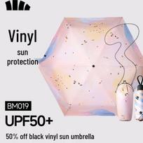 Beneunder UV Protection 5-Fold Pocket Sun & Rain Umbrella