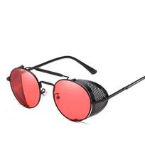 Brand Designer Sunglasses Oculos De Sol Shades with Steampunk Style As Picture
