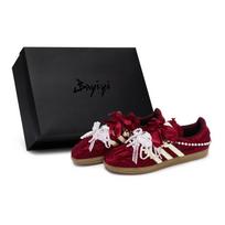 Adidas Originals SAMBA OG German Army Trainers Unisex Low Top Red JP9281(Team80-S-BOX) 37⅓
