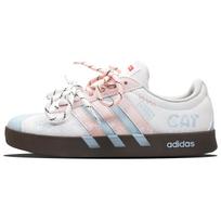 Adidas VL COURT 2.0 Sun Island, Cat Paw Foam Wear resistant And Lightweight Low top Skateboard Shoes Unisex Pink Blue HQ1802(Team164-) 37⅓