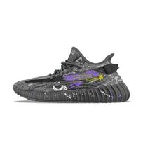 Adidas Originals Yeezy Boost 350 V2 Abrasion Resistant Abrasion Resistant Low top Casual Shoes Unisex Black Purple ID4811(Team373-) 38