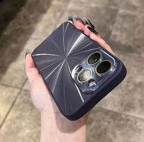 Aurora Laser CD Pattern Phone Case for Apple iPhone 15/14/16 Pro Max with Built-in Lens Film 15 Pro