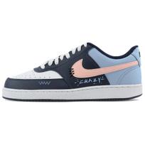 Nike Court Vision Low Stormy Light Blue Synthetic Leather Low top Training Shoes Men's Blue HM9862-400(Team773-) 41