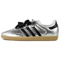 Adidas Originals SAMBA OG German Army Trainers Women's Low Top Black/Silver JR0035(Team96-) 36