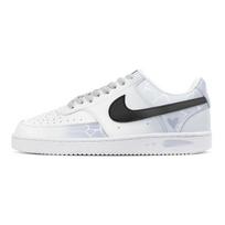 Nike Court Vision 1 Misty Blue Rhyme Abrasion Resistant Low top Skateboard Shoes Men's White Blue DH2987-101(Team459-) 42
