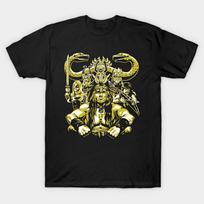 Men Black Print T-shirt Conan Barbarian No-Cut Transfer Paper Print Cotton Tshirt S juoda