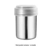 Stainless Steel Fine Mesh Powder Shaker: Pepper, Coffee, Seasoning Sieve Bottle