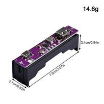 New Power Bank Fast Charging Case 18650 21700 2.1a Type-c Input 18650 Charging Bank Kit Quick Charging Module With Battery Box