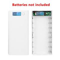 DIY Welding-free 8*18650 Battery Power Bank Case Charge Storage Box 5V Dual USB Type C Battery Holder Box For SmartPhone
