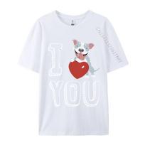 Design I Love You Pitbull Valentine Tshirt Black Customized Tops Shirts Brand New Cotton Unisexs Top Tshirts S