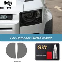 For Land Rover Defender L663 110 90 2020 2021 Car Headlight Protective Film Smoked Black Tint Wrap Vinyl Transparent TPU Sticker