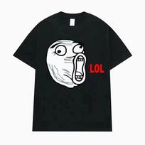 Unisexs Tshirt Funny LOL Troll Face T Shirt Viral Internet Hilarious Retro Meme Graphic Tee Unisexs Women Harajuku Y2k Short Sleeve S