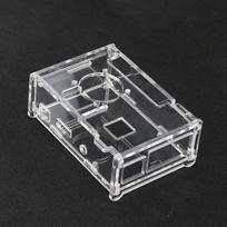 Raspberry Pi 3B+/3B/2B Case: Acrylic Shell with Fan and 3.5  Screen Compatibility