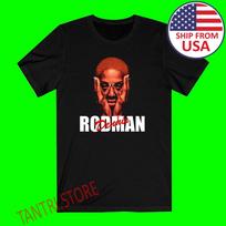 Dennis Rodman Face Men's Black Size S to 3XL M