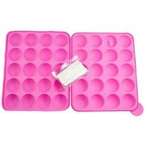 2023 New Silicone Cake Pop Baking Pan, 20 Round Shapes Silicone Lollipop Mold Tray Cake Silicone Mold For Cupcake Stick Party Holiday Baking