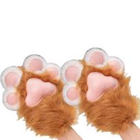 Furry Fandom Plush Cat Plush Toys Cozy Wing Glove Comfortable Warm Indoor Use Unique Fashion Statement Furry Fans Modeling