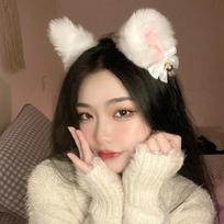 Fluffy Handmade Cute Lolita Plushy Dog Cat Fox Tail Girl Plush Tails Belt Cat Ear Anime Performance Cosplay Accessories Kid Gift One Size